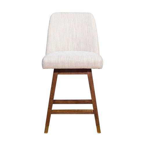 Amalie Farmhouse 26" Swivel Bar Stool - From Where Finds - 