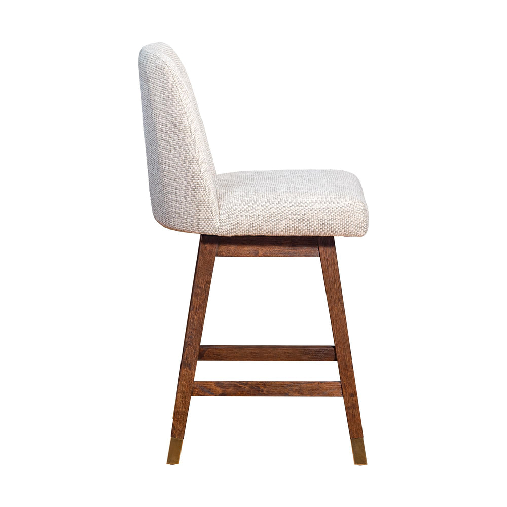 Amalie Farmhouse 26" Swivel Bar Stool - From Where Finds - 