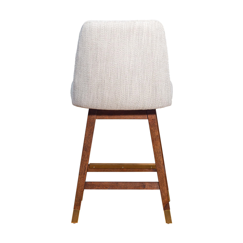 Amalie Farmhouse 26" Swivel Bar Stool - From Where Finds - 