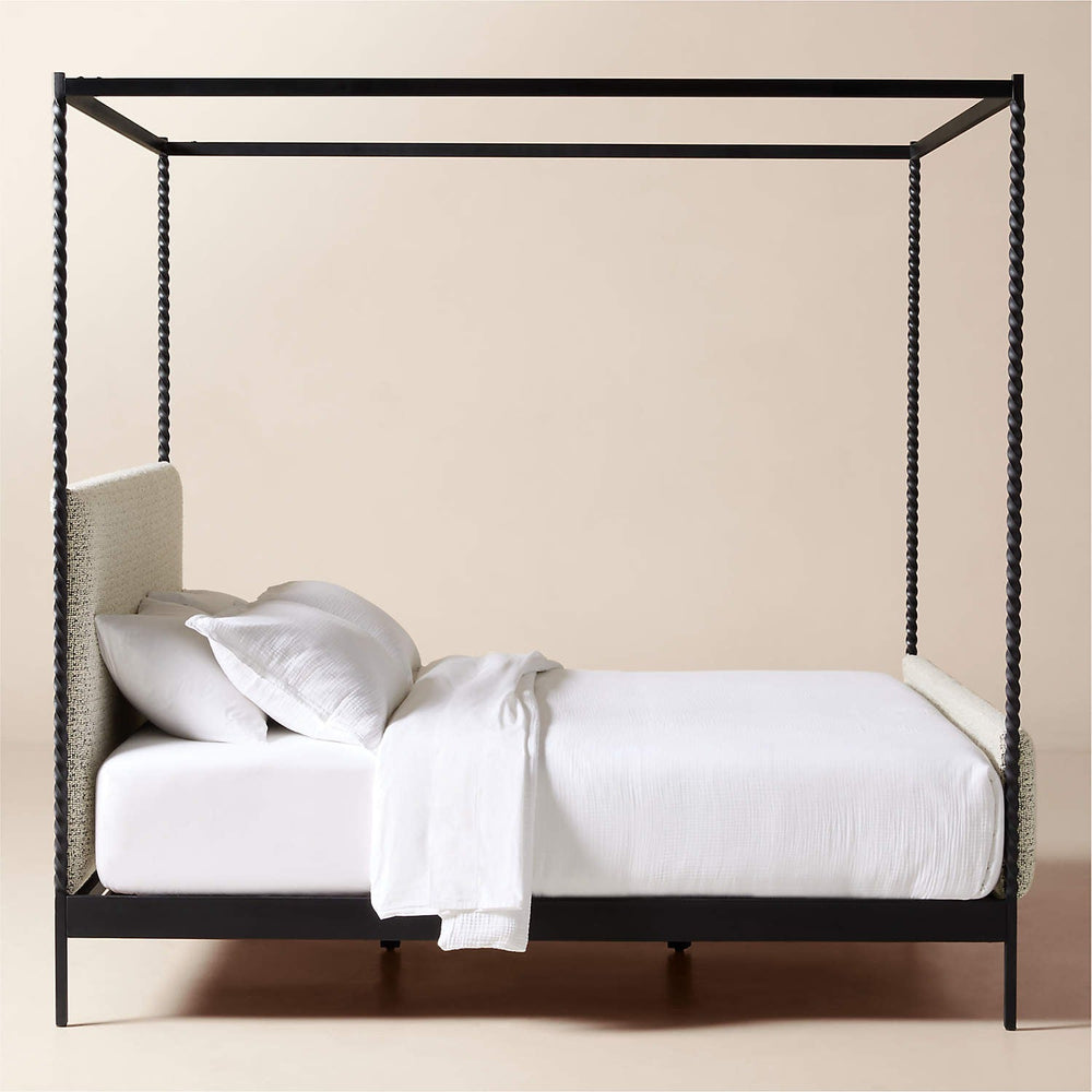 Amani Canopy King Bed - From Where - 