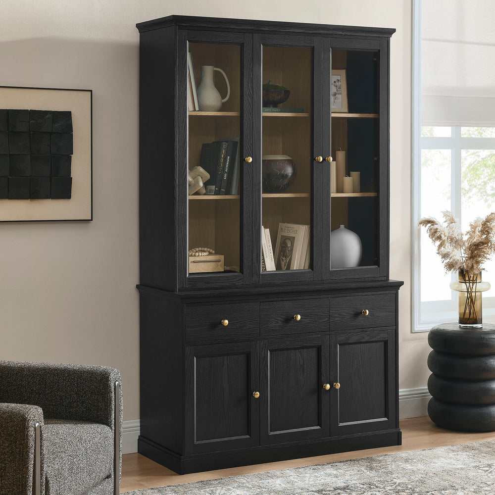 Amara 79 Inch Large Storage Display Cabinet - From Where Finds - 