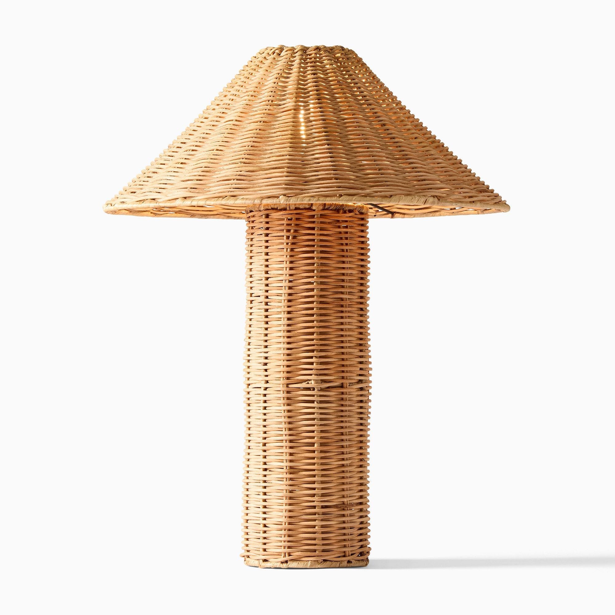 Amelia Woven Table Lamp (25") - From Where - 