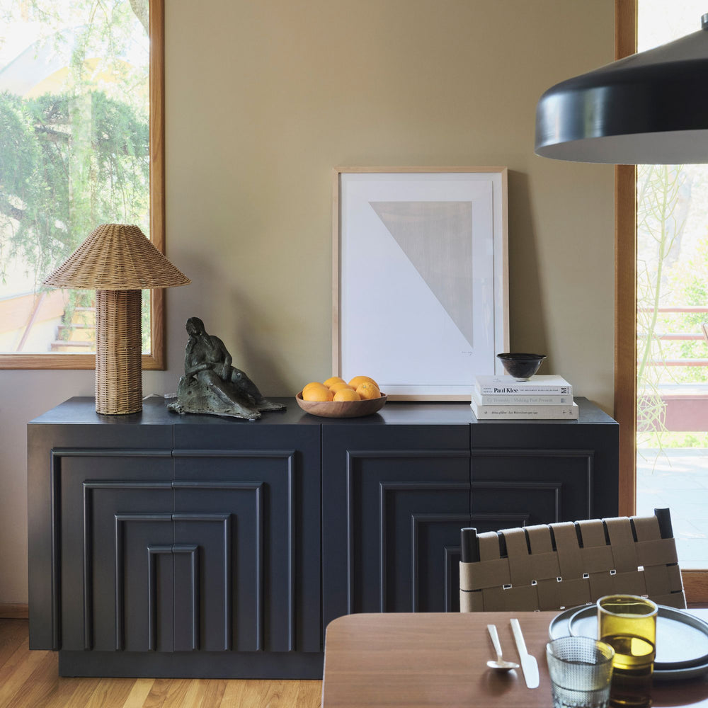 Amelia Woven Table Lamp (25") - From Where - 