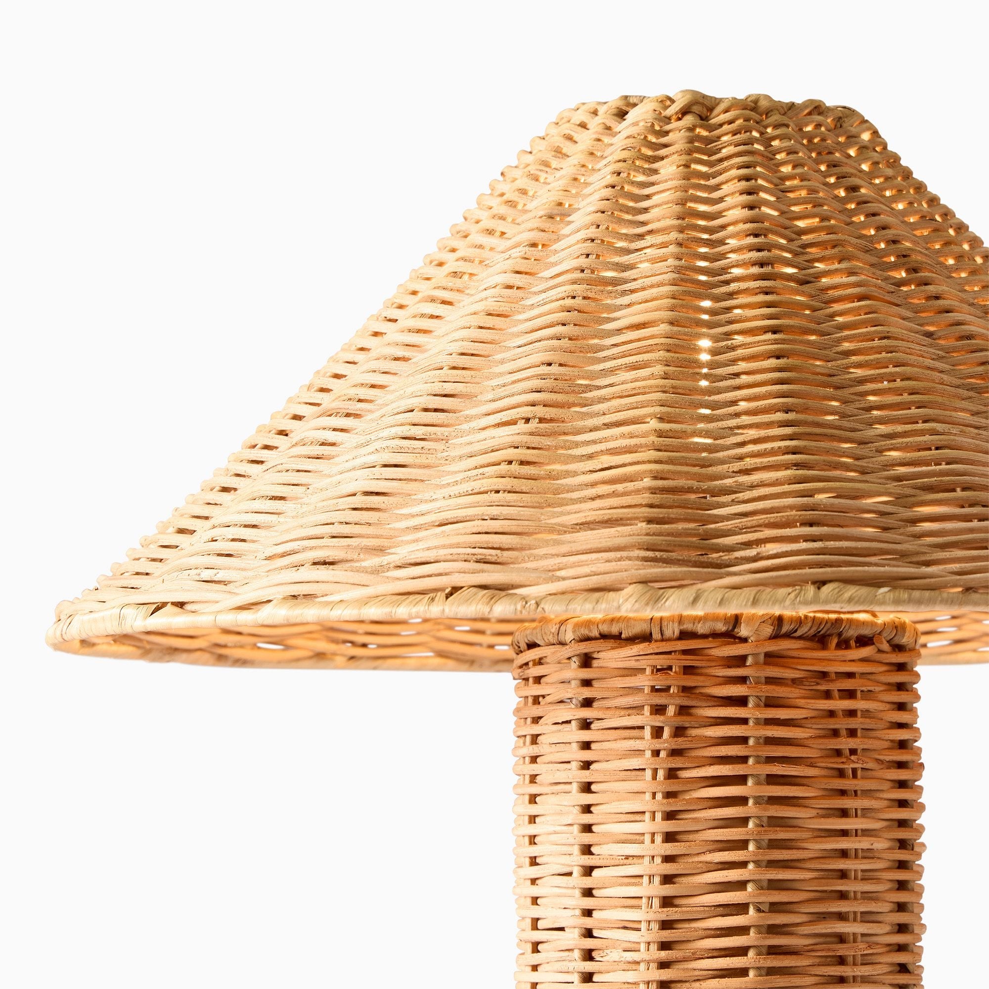 Amelia Woven Table Lamp (25") - From Where - 