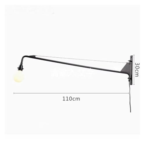 American Loft Retro Pipe Wall Light Bedside Long Arm Swing Wall Sconces E27 Artists Decor Kitchen Wall Decor Lamp - From Where - 