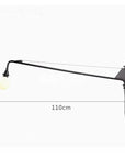 American Loft Retro Pipe Wall Light Bedside Long Arm Swing Wall Sconces E27 Artists Decor Kitchen Wall Decor Lamp - From Where - 