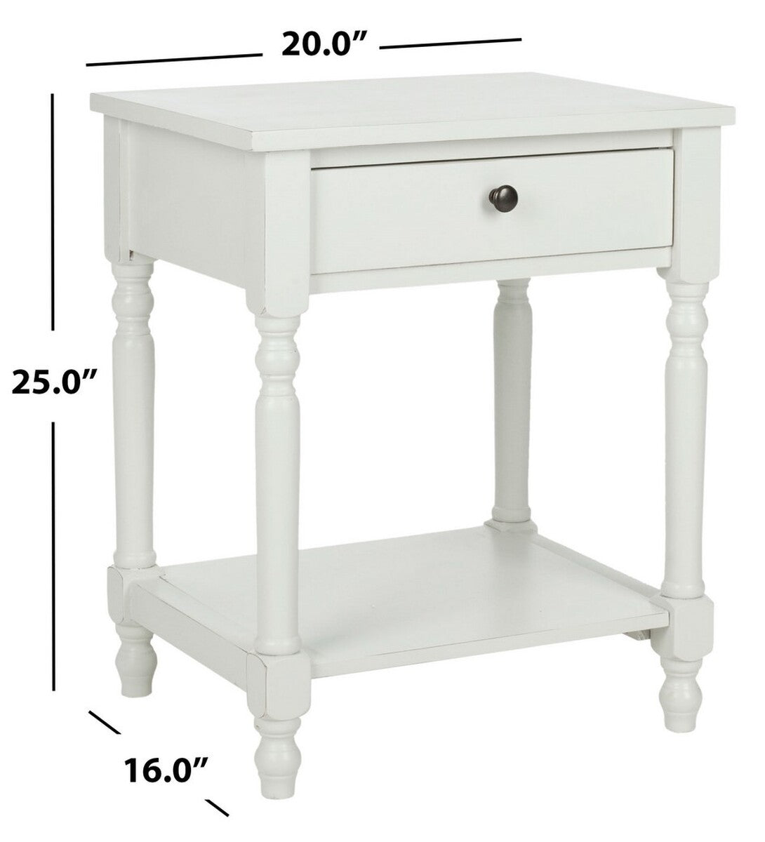 Tami Nightstand With Storage Drawer- AMH6604A