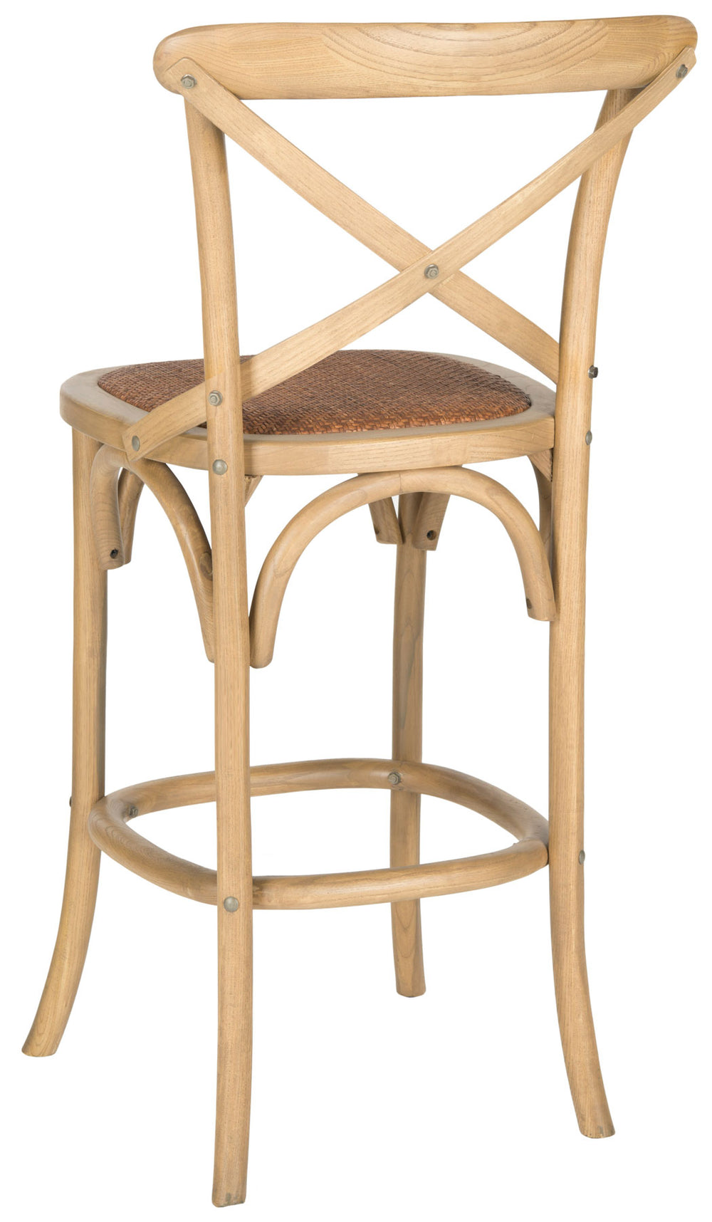 Franklin X Back Bar Stool