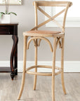 Franklin X Back Bar Stool