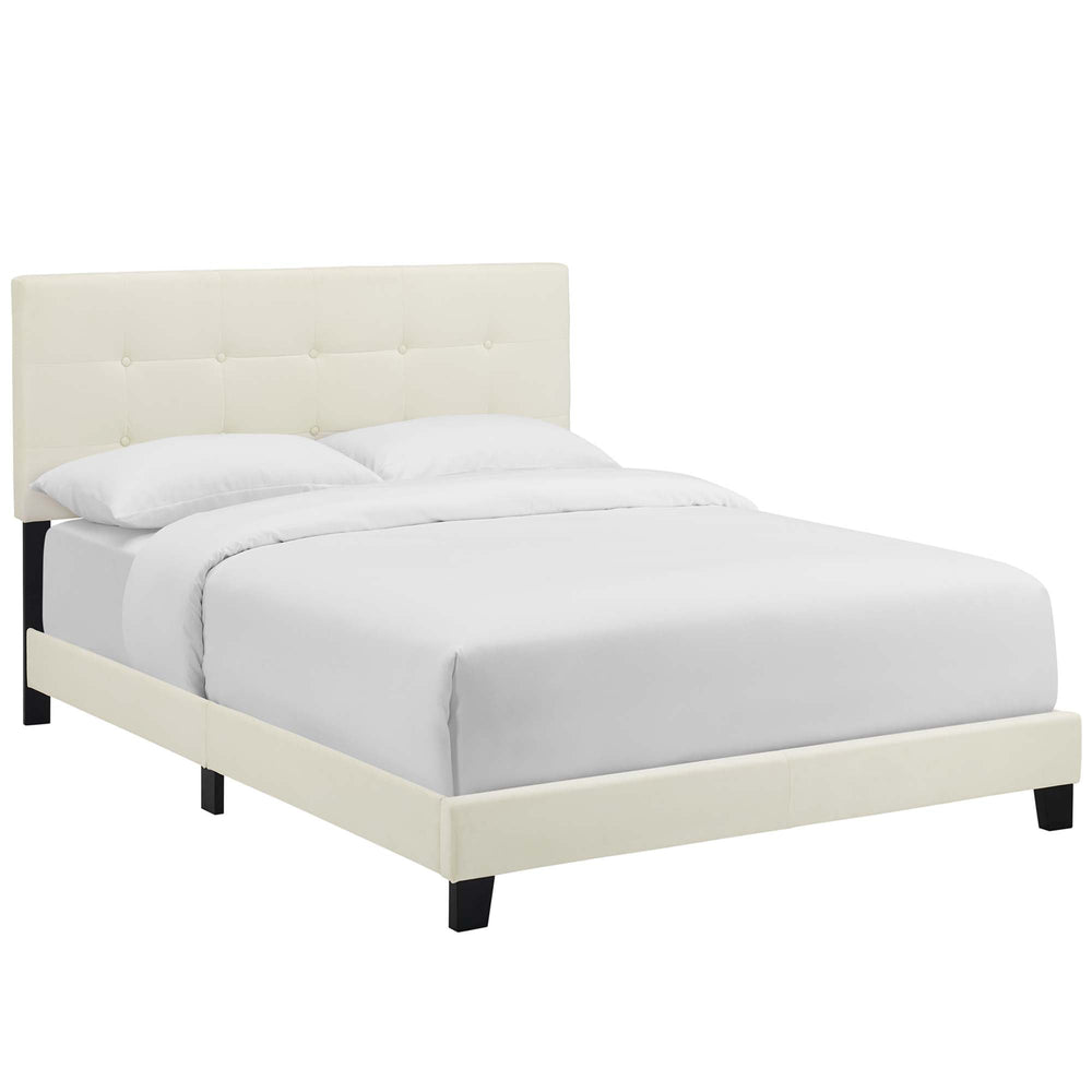 Amira Performance Velvet Bed - From Where Finds - 