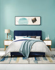 Amira Performance Velvet Bed - From Where Finds - 