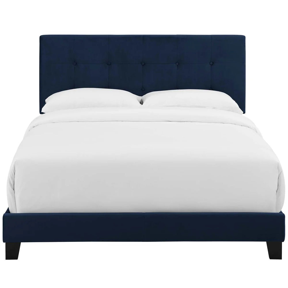 Amira Performance Velvet Bed - From Where Finds -