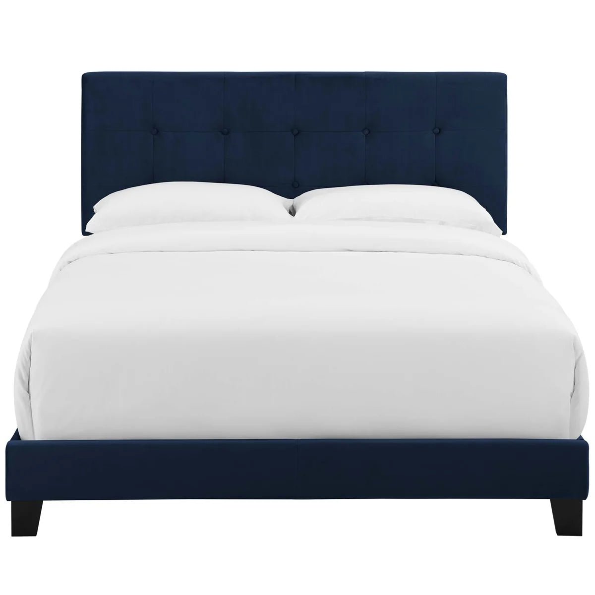 Amira Performance Velvet Bed - From Where Finds -