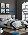 Amira Performance Velvet Bed - From Where Finds - 