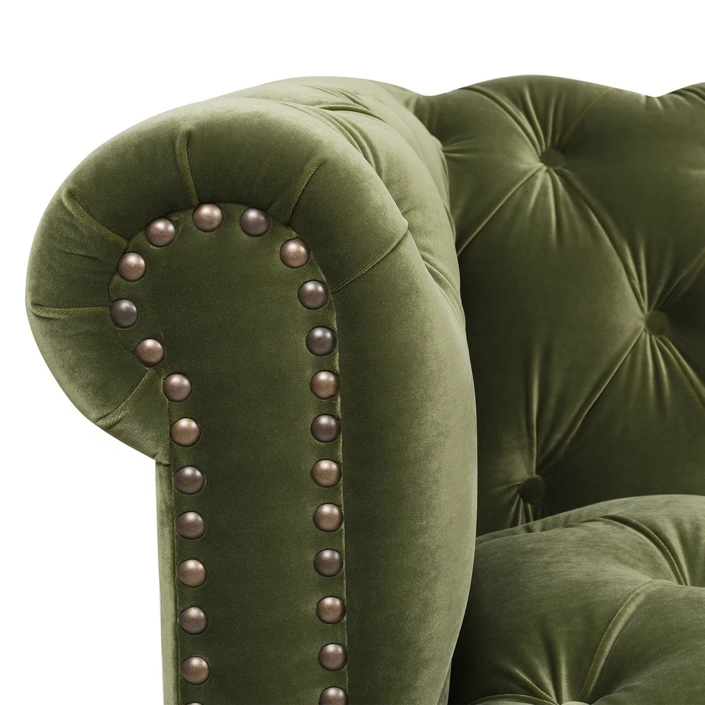 Amira Tufted Velvet Sofa - From Where - 
