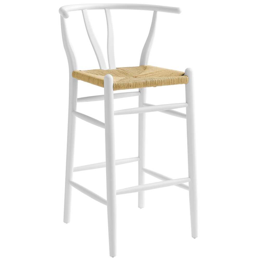 Amish Wood Bar Stool - From Where - 