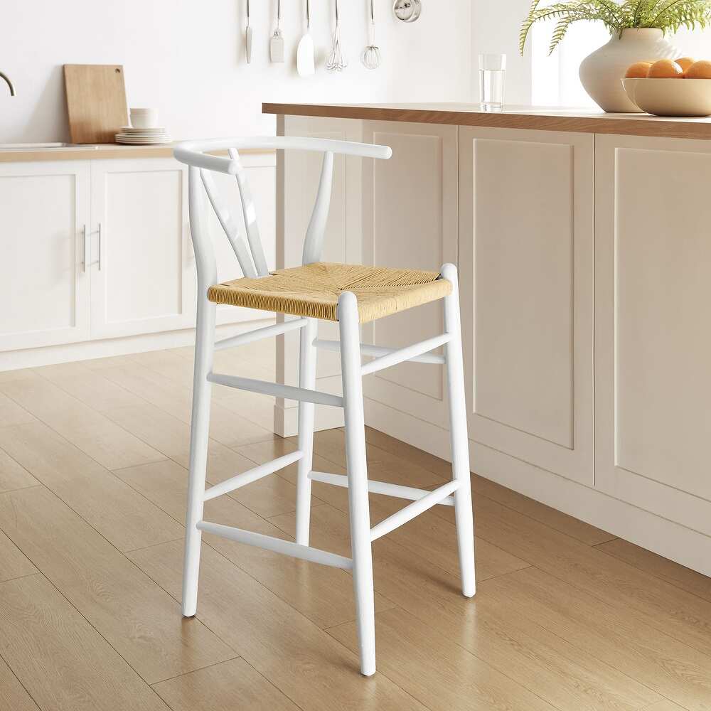 Amish Wood Bar Stool - From Where - 