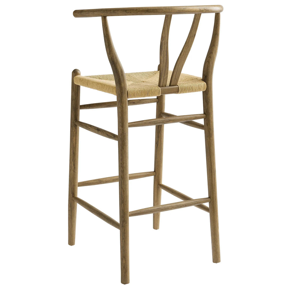 Amish Wood Bar Stool - From Where Finds - 