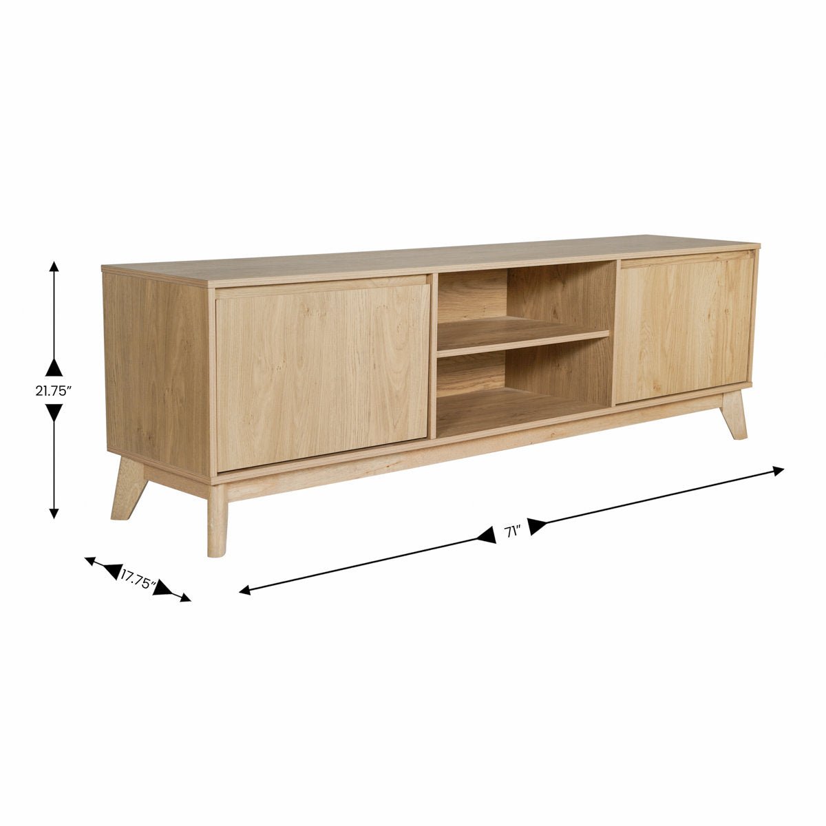 Amittai Engineered Wood TV Stand - From Where - 