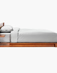 Andes Acacia Wood Platform Bed with Nightstands - From Where Finds - 