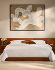 Andes Acacia Wood Platform Bed with Nightstands - From Where Finds - 