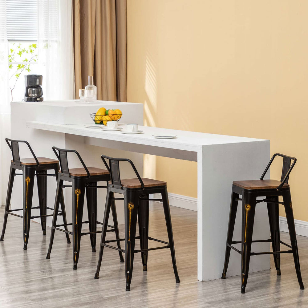 Andeworld Bar Stools (Set of 4) - From Where - 