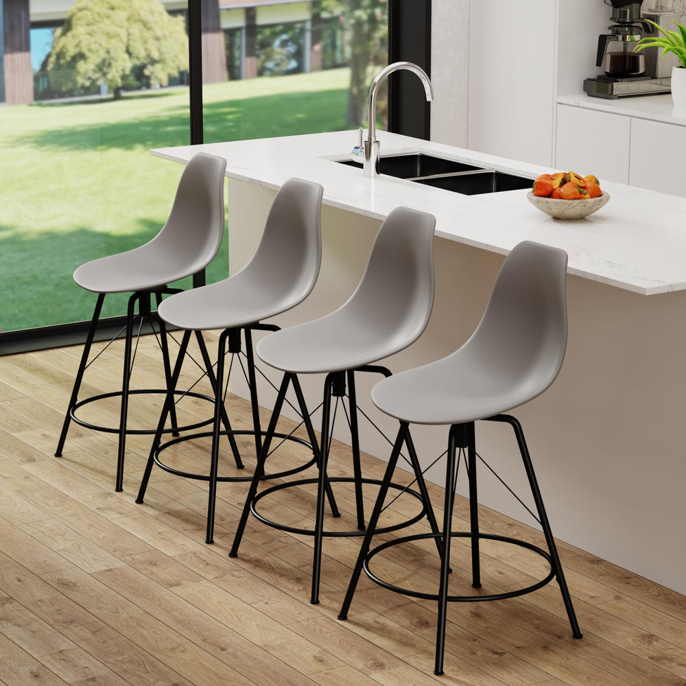 Andeworld Bar Stools (Set of 4) - From Where - 