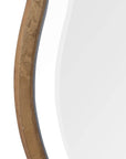 Aneta Aged Gold Scalloped Mirror - From Where Finds - 