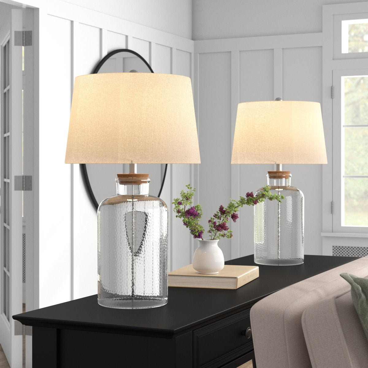 Aney 27.5" Clear Table Lamp (Set of 2) - From Where - 