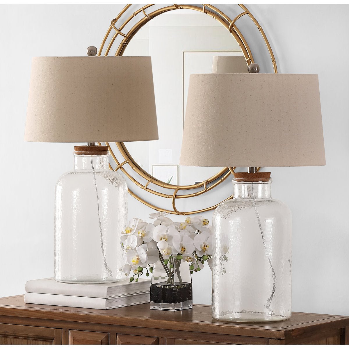 Aney 27.5" Clear Table Lamp (Set of 2) - From Where - 
