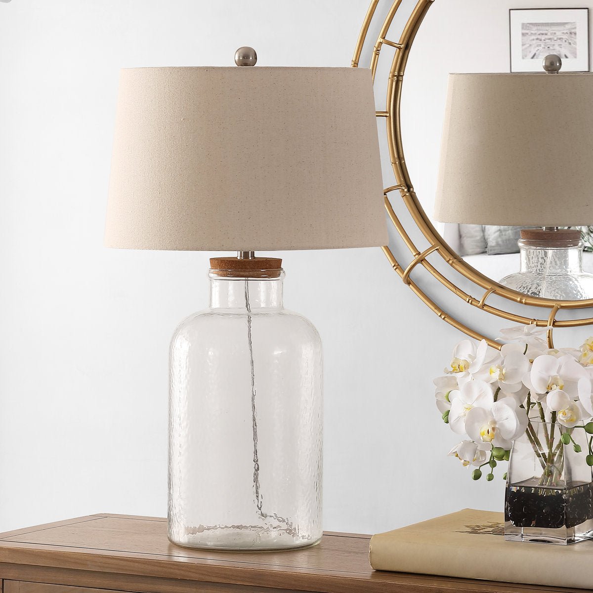 Aney 27.5" Clear Table Lamp (Set of 2) - From Where - 
