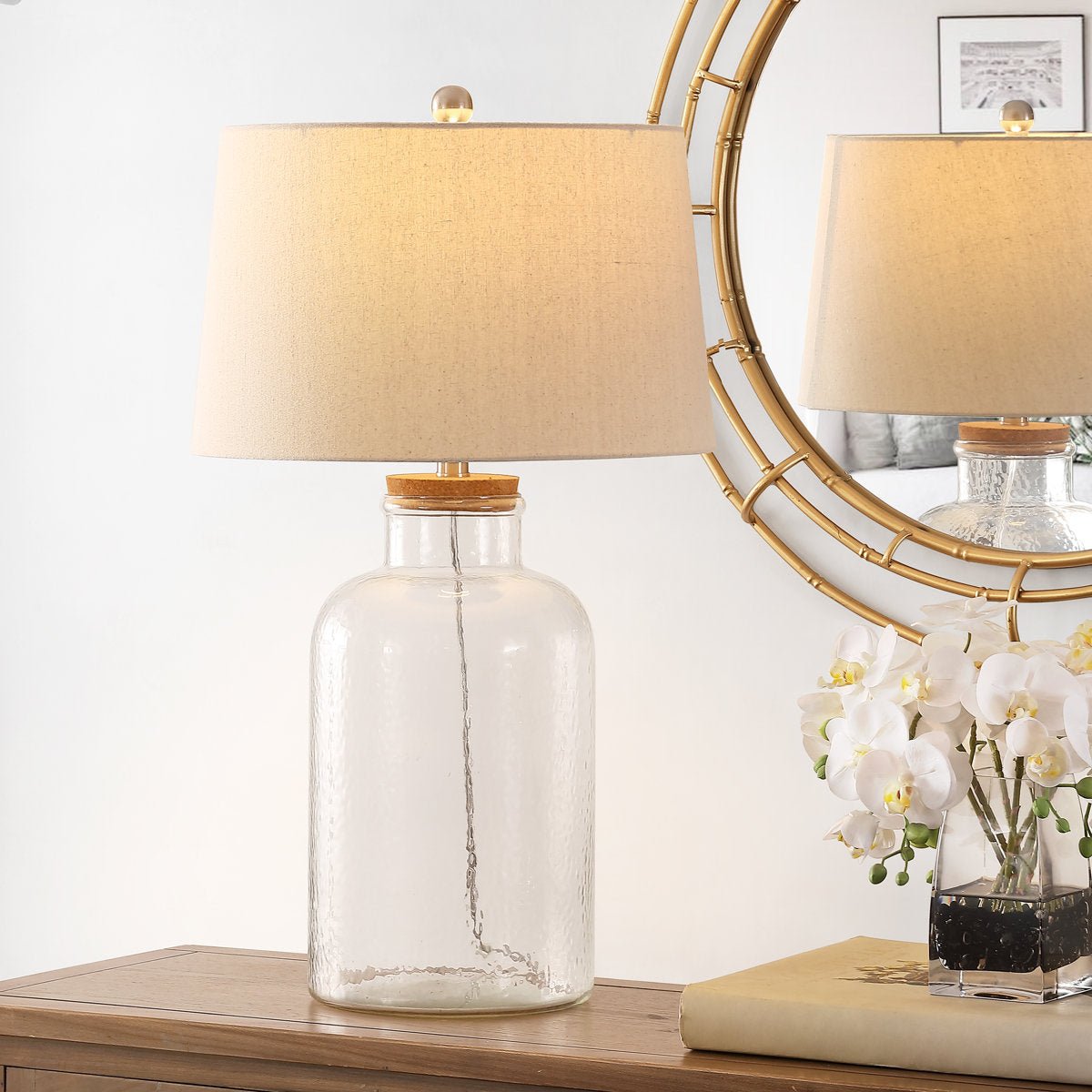 Aney 27.5" Clear Table Lamp (Set of 2) - From Where - 