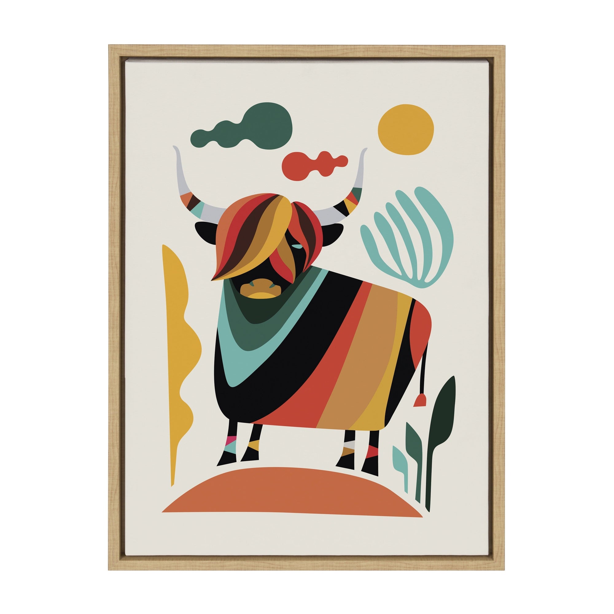 Animals & Insects Framed Canvas Art Print - From Where - 
