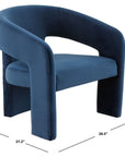 Annapolis Navy Accent Chairs - From Where - 