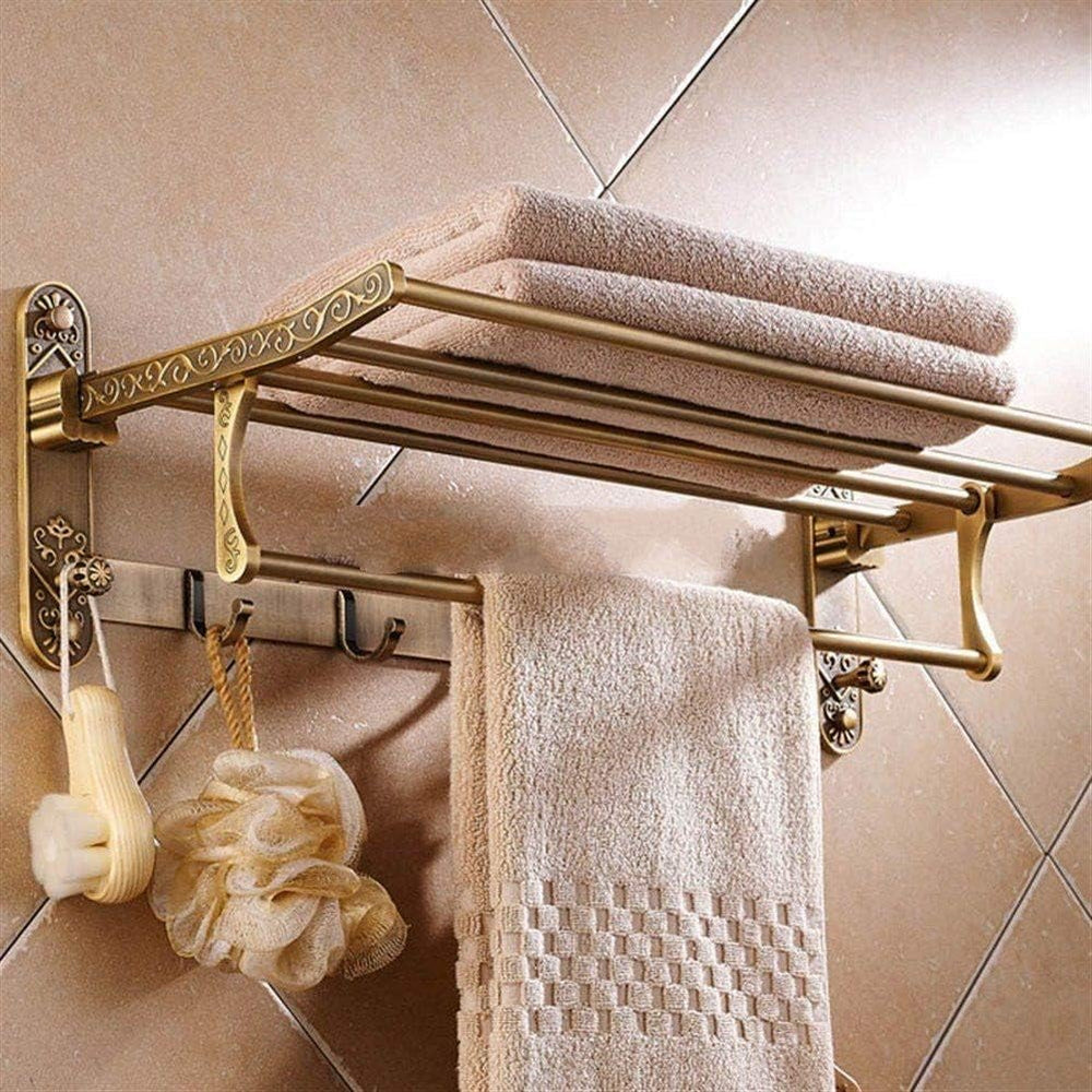 Antique Brass Bath Towel Rack - From Where - 