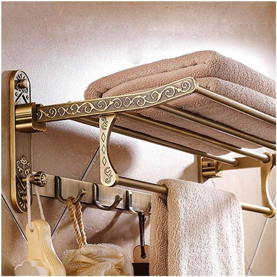 Antique Brass Bath Towel Rack - From Where - 