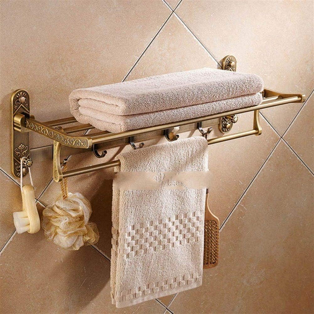 Antique Brass Bath Towel Rack - From Where - 