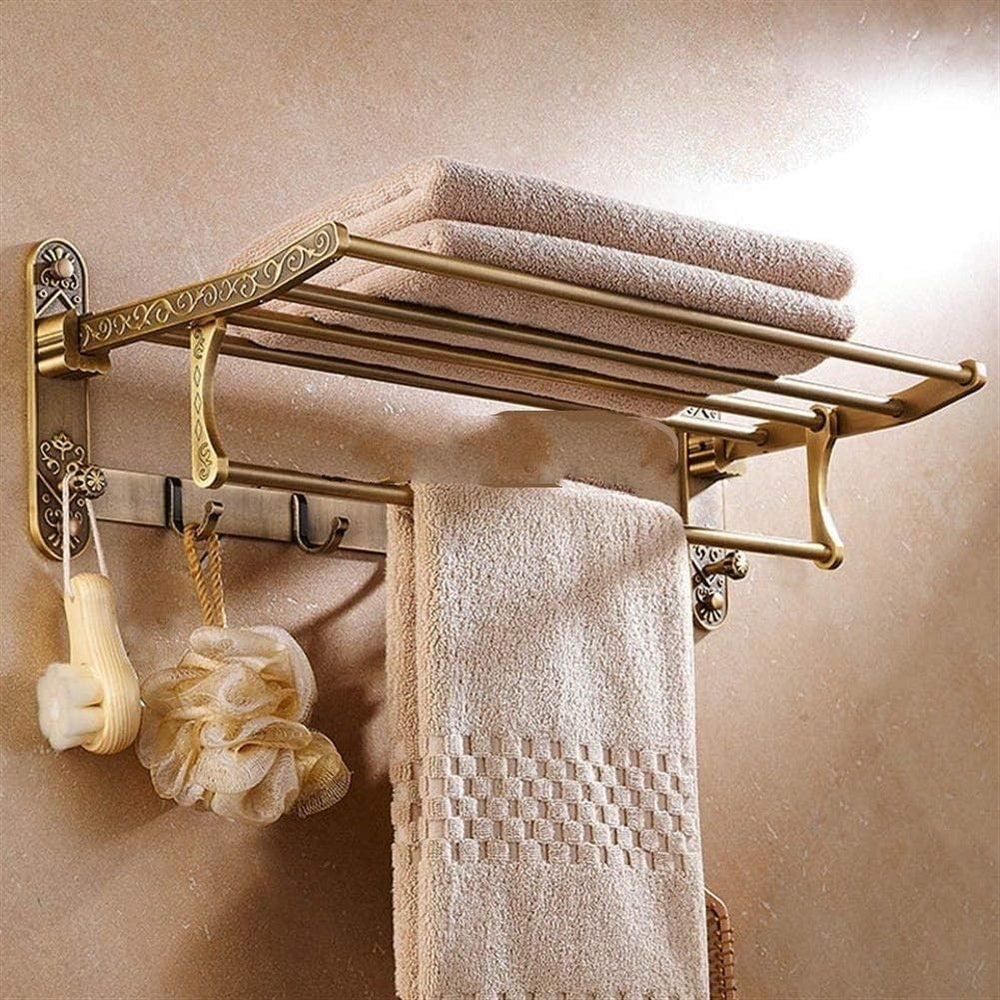 Antique Brass Bath Towel Rack - From Where - 