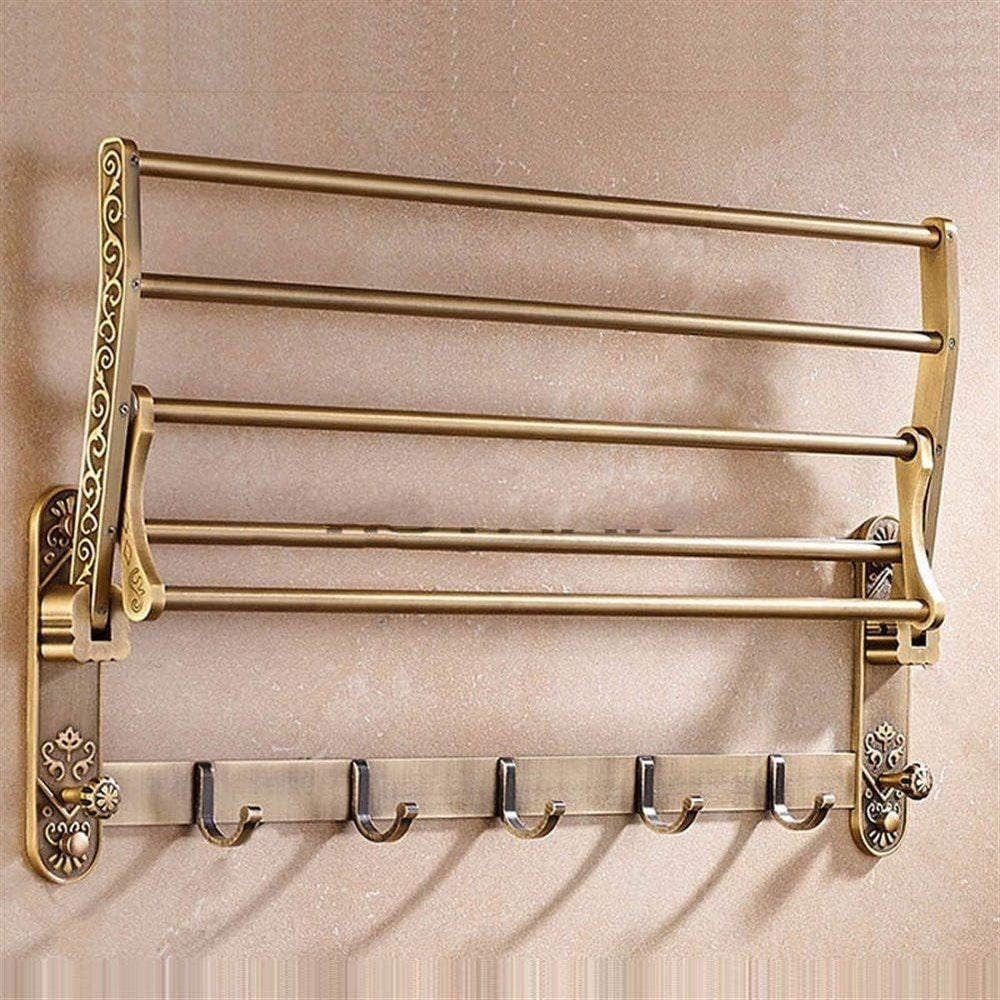 Antique Brass Bath Towel Rack - From Where - 