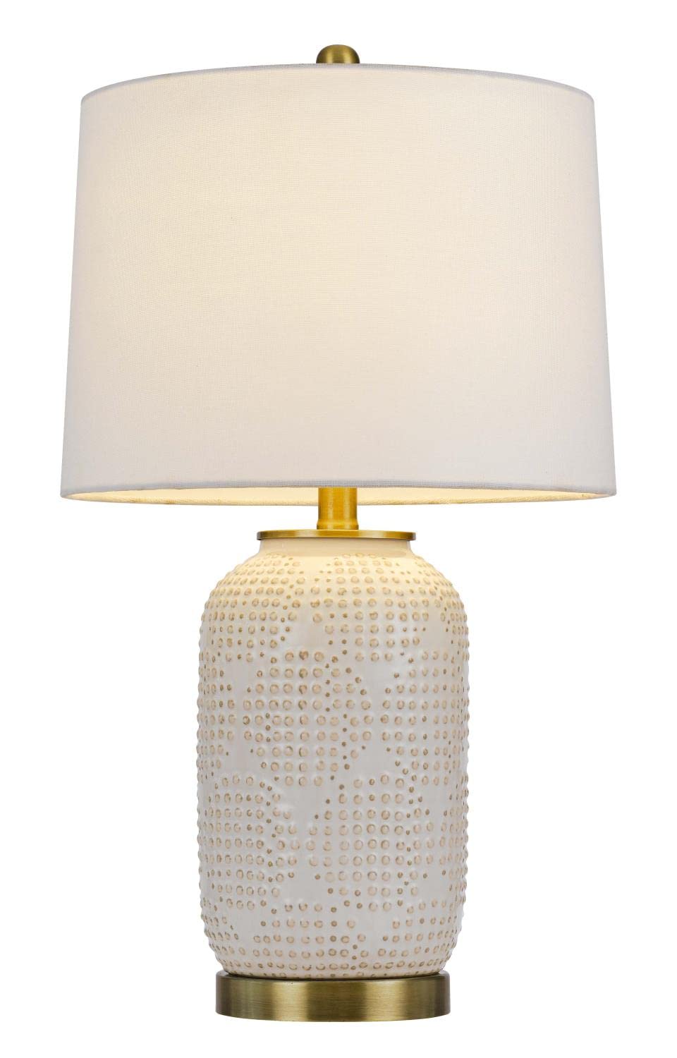 Antique Brass Ceramic Table lamp - From Where - 