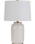 Antique Brass Ceramic Table lamp - From Where - 