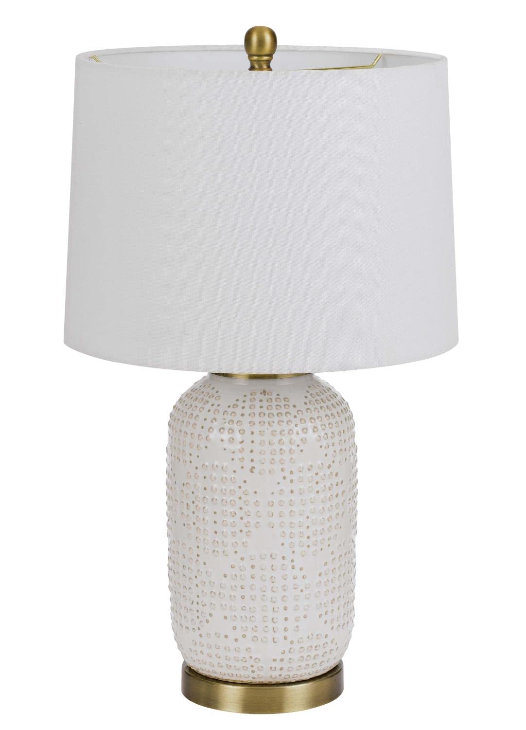 Antique Brass Ceramic Table lamp - From Where - 