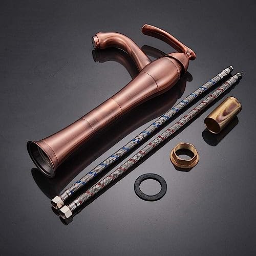 Antique Copper Basin Sink Faucet - From Where - 