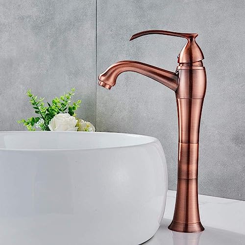 Antique Copper Basin Sink Faucet - From Where - 