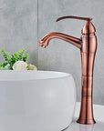 Antique Copper Basin Sink Faucet - From Where - 
