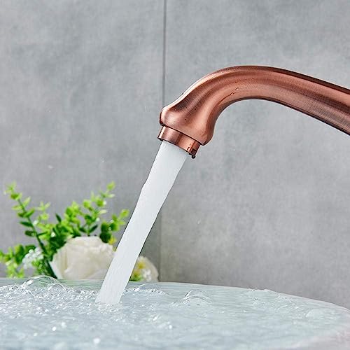Antique Copper Basin Sink Faucet - From Where - 
