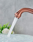 Antique Copper Basin Sink Faucet - From Where - 