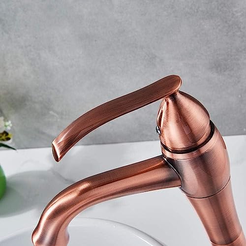 Antique Copper Basin Sink Faucet - From Where - 