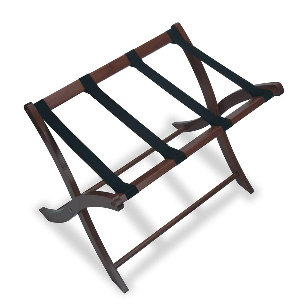 Antique Walnut Folding Luggage Rack - From Where - 