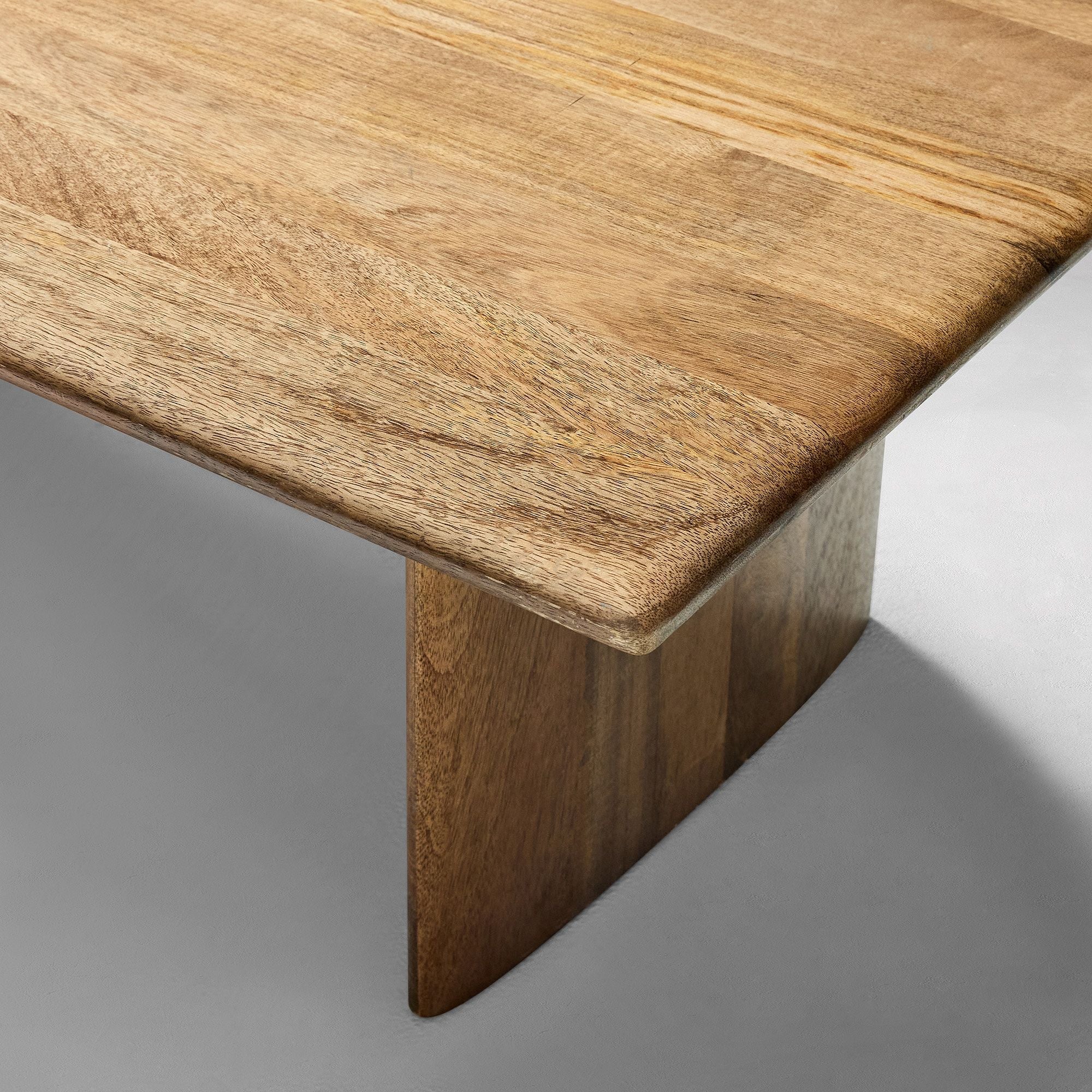 Anton Solid Wood Coffee Table (44") - From Where Finds -